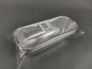 Foremki aluminiowe na pasztet 5szt. 20x8x4 | NR 8