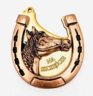 Podkowa z koniem na sklejce 12x11cm nr26