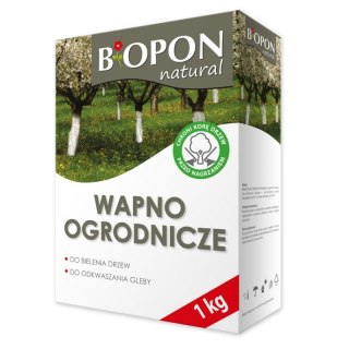 BIOPON Wapno ogrodnicze do Bielenia drzew i Odkwaszania gleby 1kg