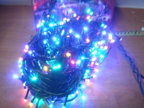 Lampki choinkowe 500led MULTI | 5571