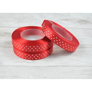 Wstążka kropki 12mm mix kolorów | 2662