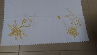 Bieżnik poliestrowy 70 x 70 Komunia Święta
