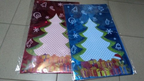 Worek/folia XL 25szt. BOŻE NARODZENIE 30x50cm