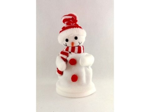 Bałwanek tańczący z muzyką 18cm | MJ7084