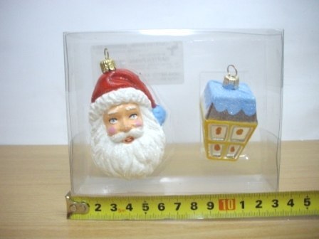 Bombki - figurka 2szt. nietłukące mix