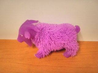 Koza gumowa włochata