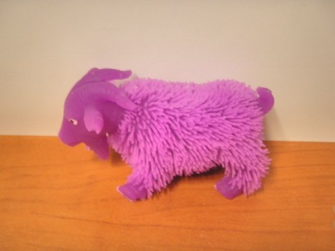 Koza gumowa włochata