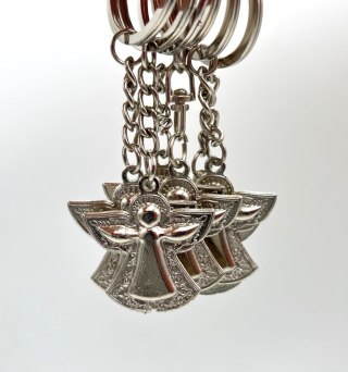 Brelok metalowy 10szt. ANIOŁ