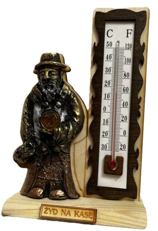 Żyd stojący z termometrem 16x10cm nr.80