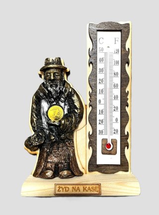 Żyd stojący z termometrem 16x10cm nr.80