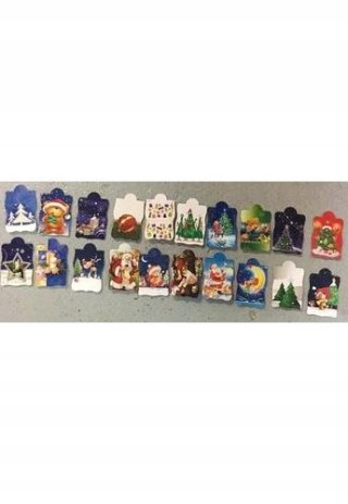 Bileciki do prezentów BOŻE NARODZENIE 50szt. | 990262