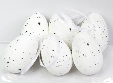 Jajka dekoracyjne zawieszka 5 cm 6szt. 5176