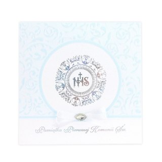 Karnet kwadrat PAMIĄTKA I KOMUNII ŚWIĘTEJ