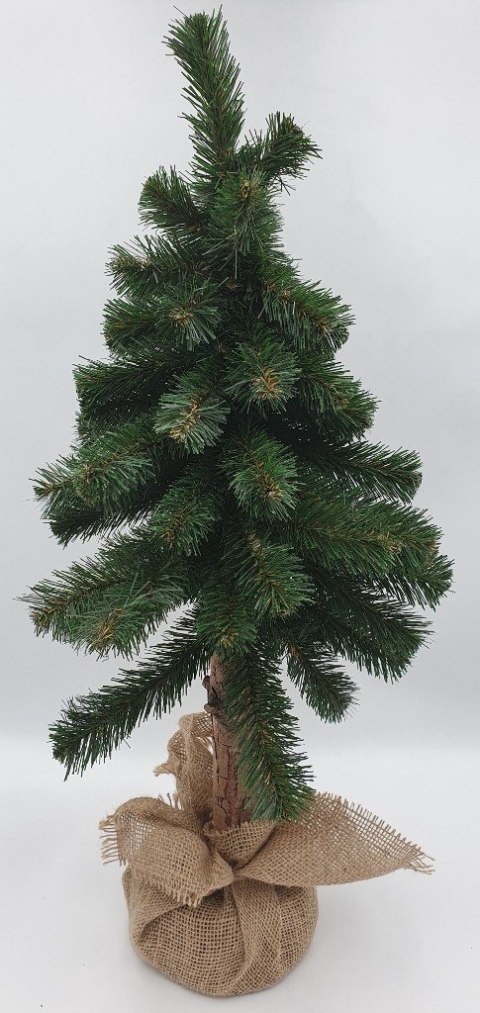 Choinka na kołeczku w jucie 65cm CHK-65