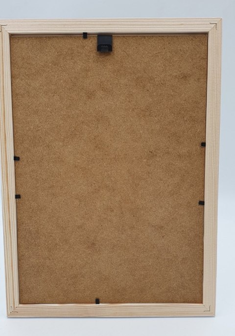 Fotoramka drewniana dyplomowa A4 biała 21 x 30 cm