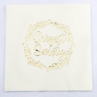 Serwetki 33x33 Chrzest 20 szt. biały		SCN1-0001