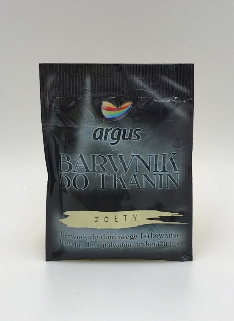 Barwnik do tkanin bez gotowania żółty 15g