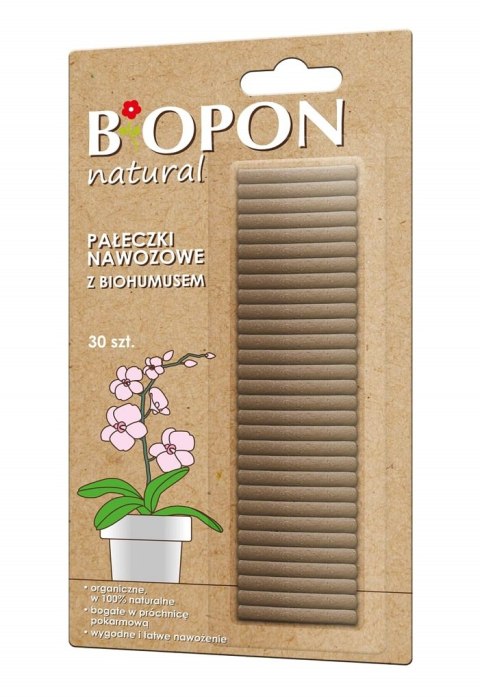 Pałeczki nawozowe z biohumusem 30szt.