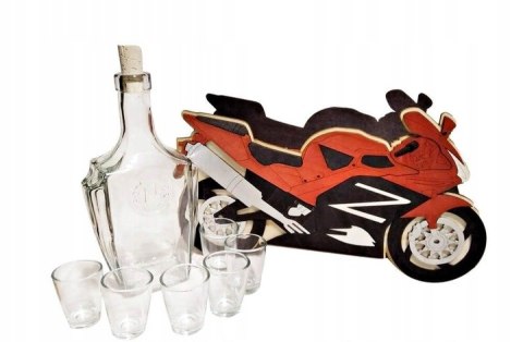 Karafka + 6 kieliszków ŚCIGACZ 30 urodziny