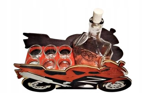 Karafka + 6 kieliszków ŚCIGACZ 50 urodziny