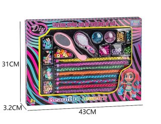 Zestaw do robienia bransoletek i warkoczyków