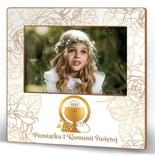 Ramka na zdjęcia 10 x 15cm KOMUNIA ŚW. KIELICH