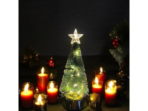 Choinka dekoracyjna 19cm - 3 kolory 7208