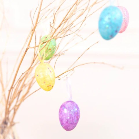 Dekoracje wielkanocne pisanki 6szt. mix 148907