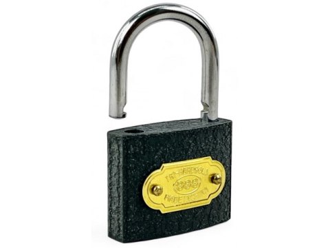 Kłódka chromowana zatrzaskowa 38mm kloa3700