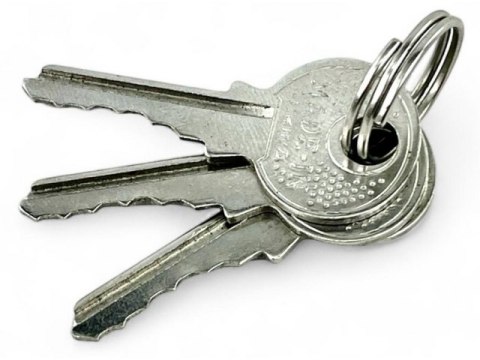 Kłódka chromowana zatrzaskowa 38mm kloa3700