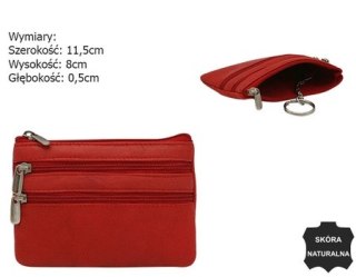 Skórzane etui na klucze K001-AGN-5229 RED