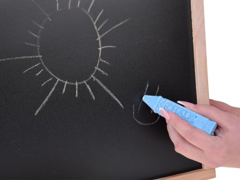 Duża kolorowa kreda do rysowania 6szt. na tablicę i chodnik | ZA5582