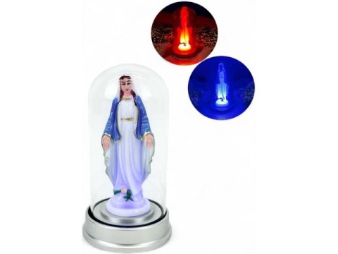 Figurka świecąca Maryja w szkle 16cm figa7288-25