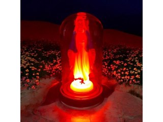 Figurka świecąca Maryja w szkle 16cm figa7288-25