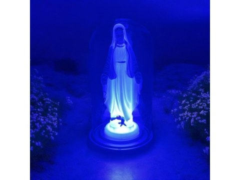 Figurka świecąca Maryja w szkle 16cm figa7288-25