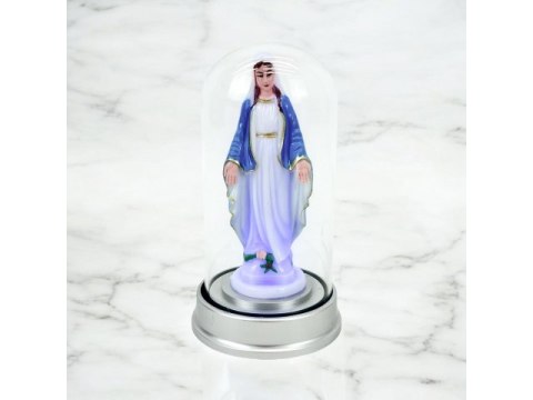 Figurka świecąca Maryja w szkle 16cm figa7288-25