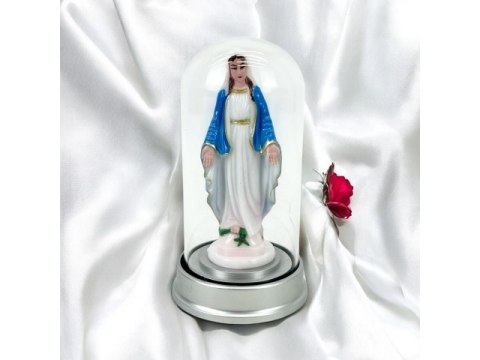 Figurka świecąca Maryja w szkle 16cm figa7288-25