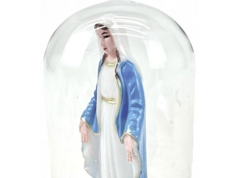 Figurka świecąca Maryja w szkle 16cm figa7288-25