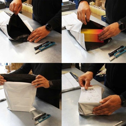 Foliopaki kurierskie Białe XL 500 x 600mm - 50 szt. 2344