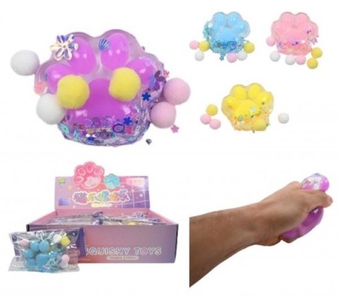 Gniotek łapka kota 6 x 6cm