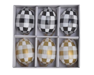 Jajka 6cm zawieszki 6szt. HEA-2023S0317