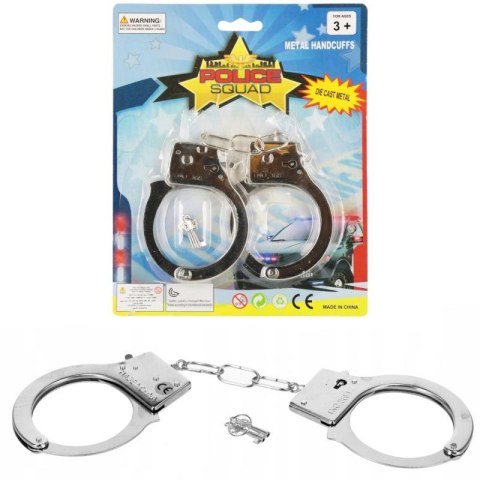 Kajdanki metalowe na blistrze A-0207