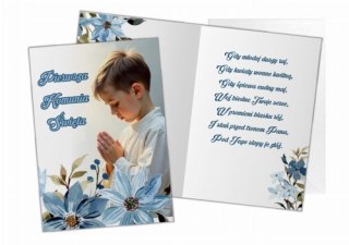 Kartka z życzeniami KARNET KOMUNIJNY 2