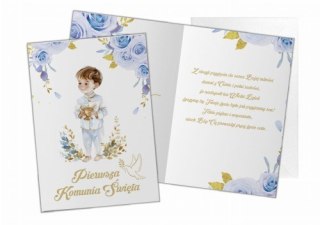 Kartka z życzeniami KARNET KOMUNIJNY 4