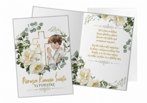 Kartka z życzeniami KARNET KOMUNIJNY 5