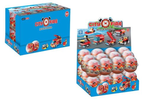 Klocki w jajku straż pożarna