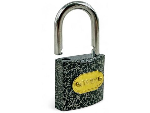 Kłódka chromowana zatrzaskowa 38mm A3705