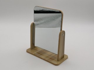 Lusterko stojące drewniane 21 x 17cm