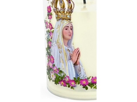 Świeczka led w obudowie z płomieniem - 12,5cm "Ave Maria" 41528