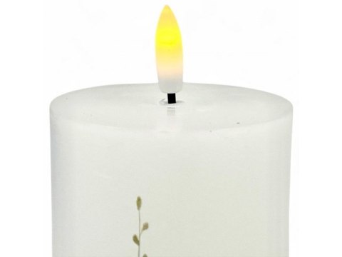 Świeczka led w obudowie z płomieniem - 13cm slc42556